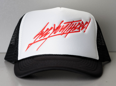 "SeeYouThere" Black & White Trucker Hat